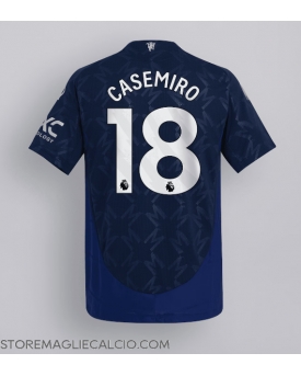 Manchester United Casemiro #18 Maglia Gara Trasferta Repliche 2024-25 Maniche Corte Manchester United Casemiro #18 Maglia Gara Trasferta Repliche 2024-25 Maniche Corte